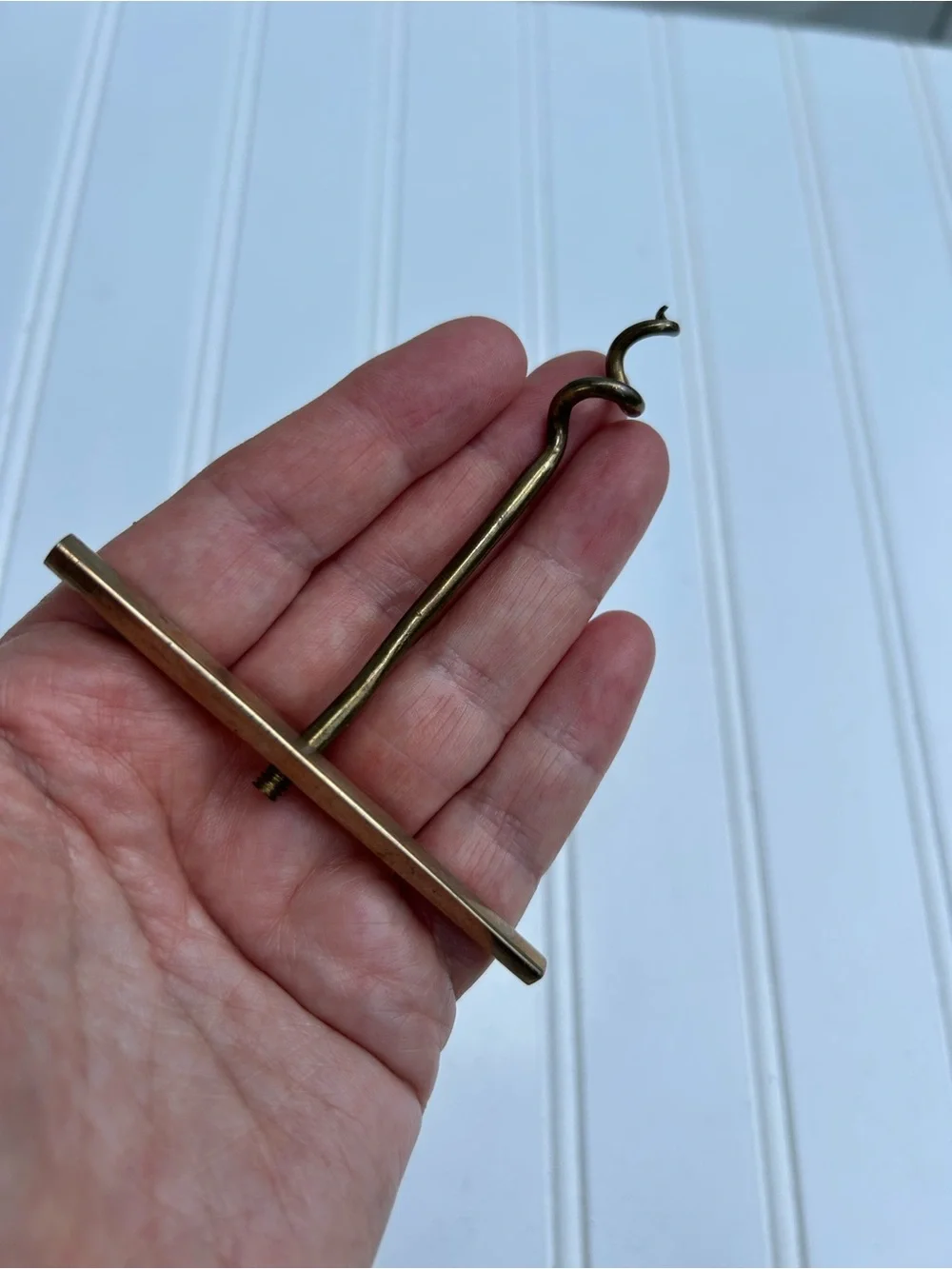 Vintage Brass Bar Tool Set Gold Color Cocktail Jigger Ice Tongs Corkscrew Lot 3